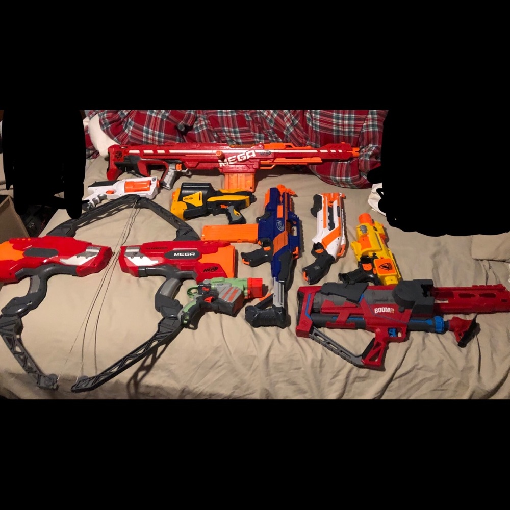 Set of Nerf guns (10 nerf guns)
